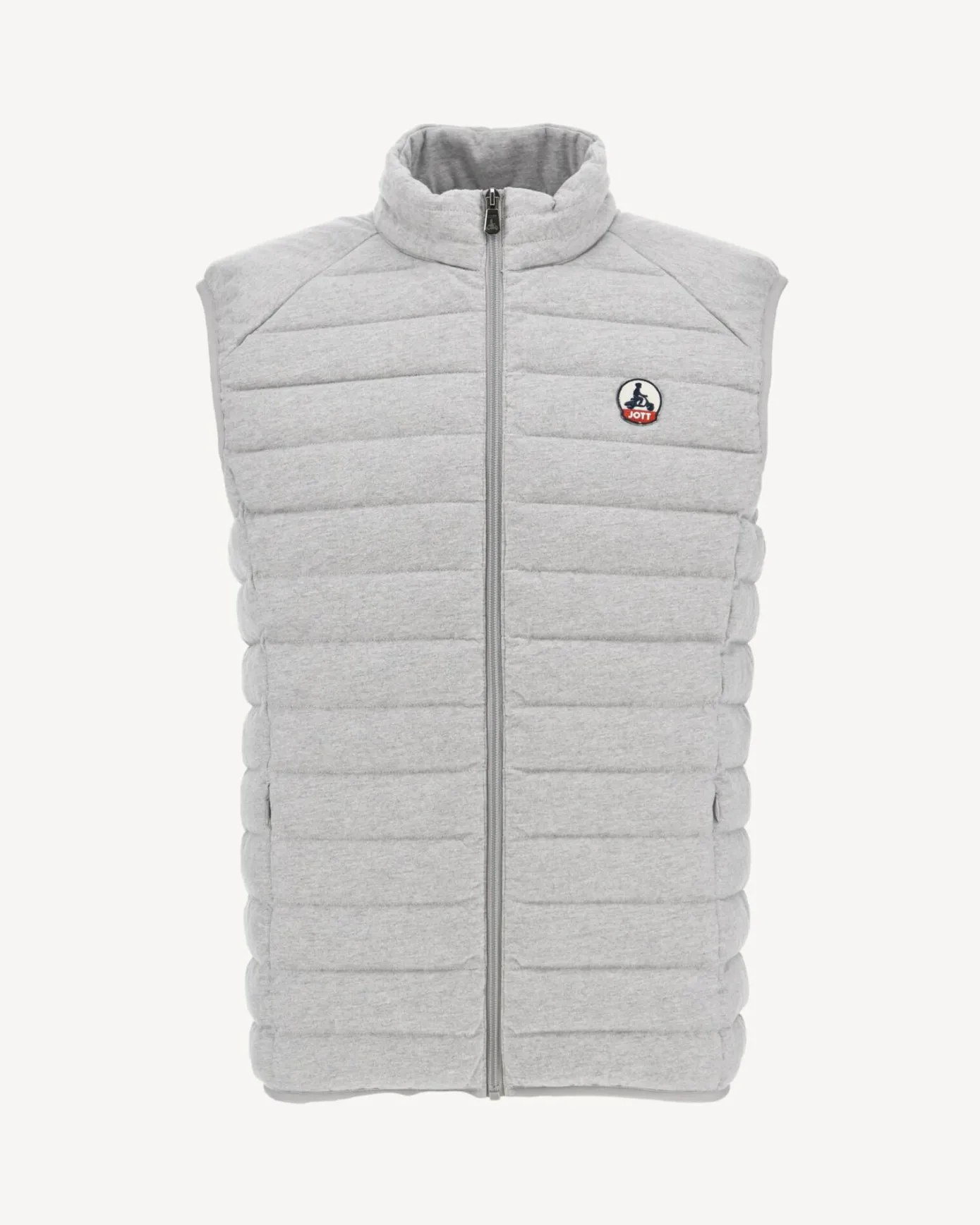 Doudoune sans manches jersey Gris chiné Tom