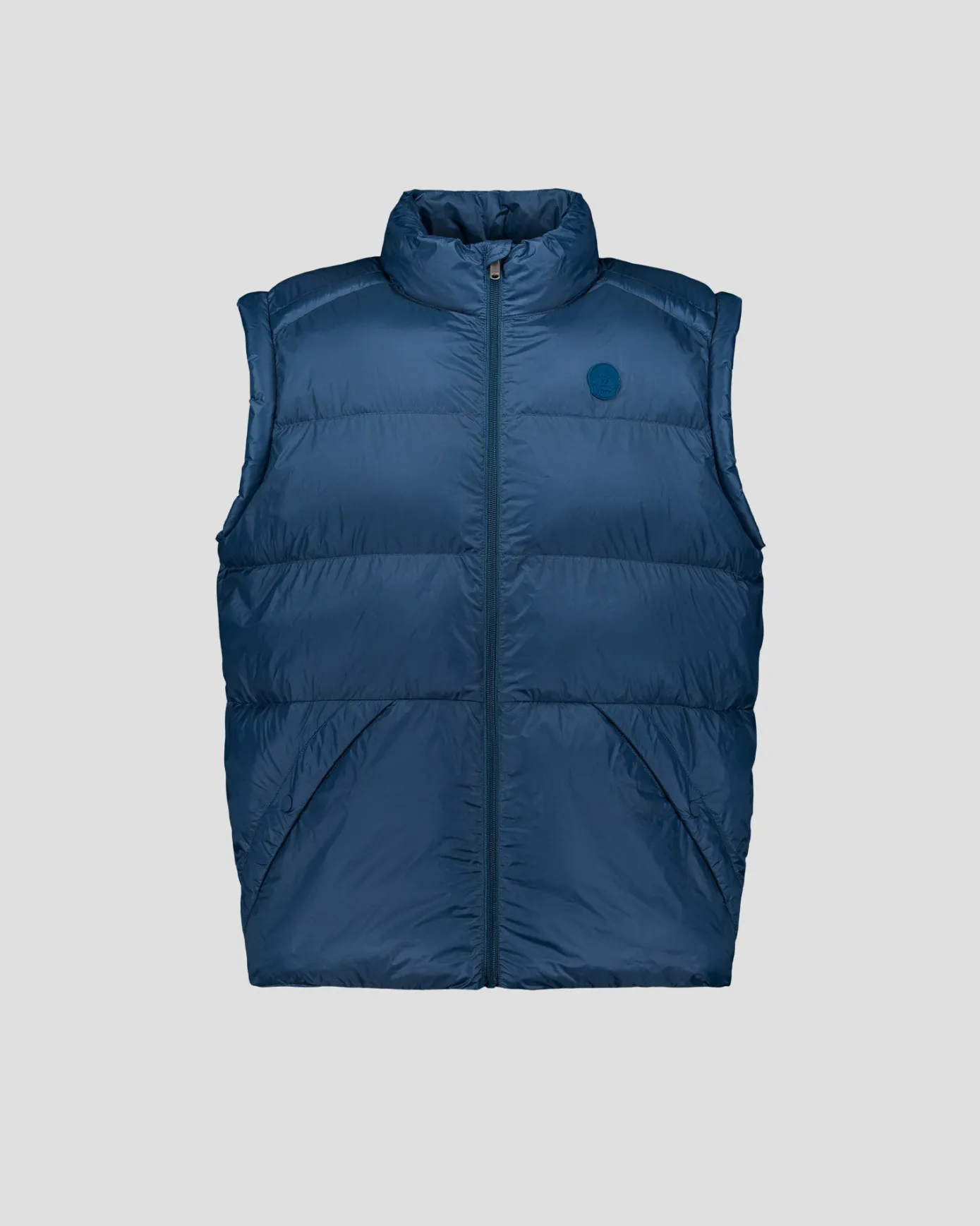 Doudoune sans manches oversize Bleu jeans Ezio