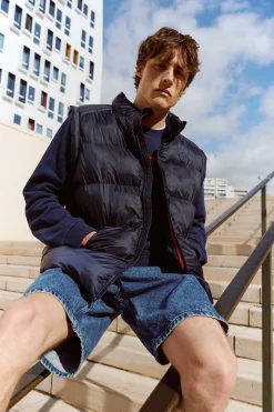 Doudoune sans manches oversize Marine Ezio