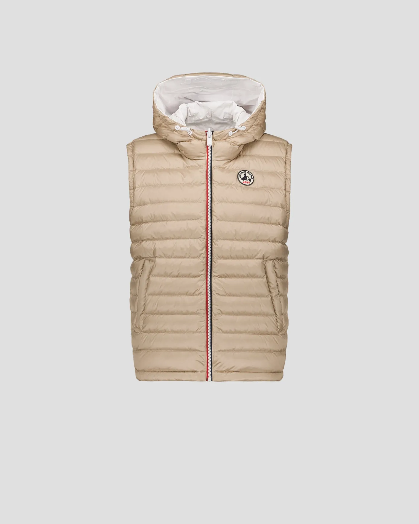 Doudoune sans manches réversible Blanc/Beige Laren