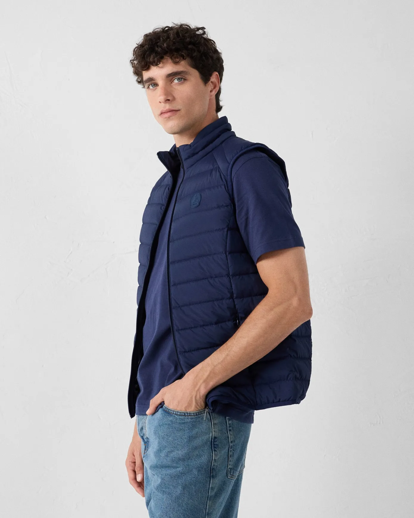 Doudoune sans manches stretch Marine Arafo