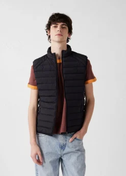 Doudoune sans manches stretch Noir Arafo