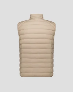 Doudoune sans manches stretch Beige Arafo