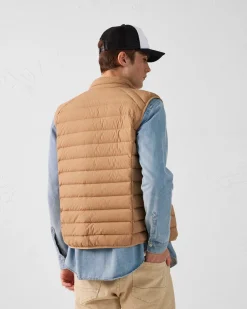 Doudoune sans manches stretch Fauve Arafo