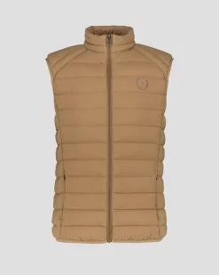 Doudoune sans manches stretch Fauve Arafo