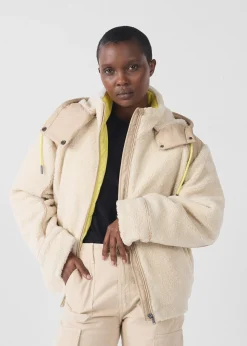 Doudoune sherpa Naturel Ivana