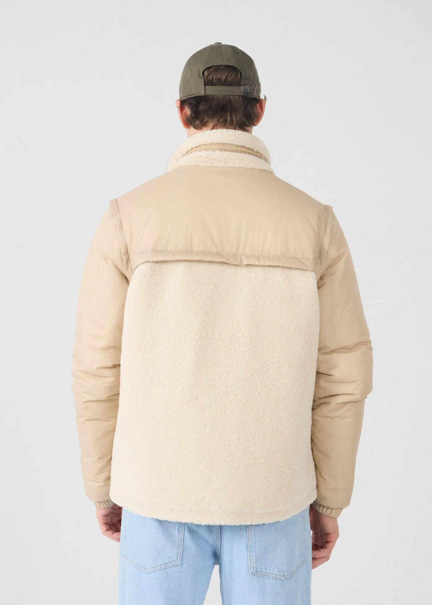 Doudoune sherpa Naturel Oleg