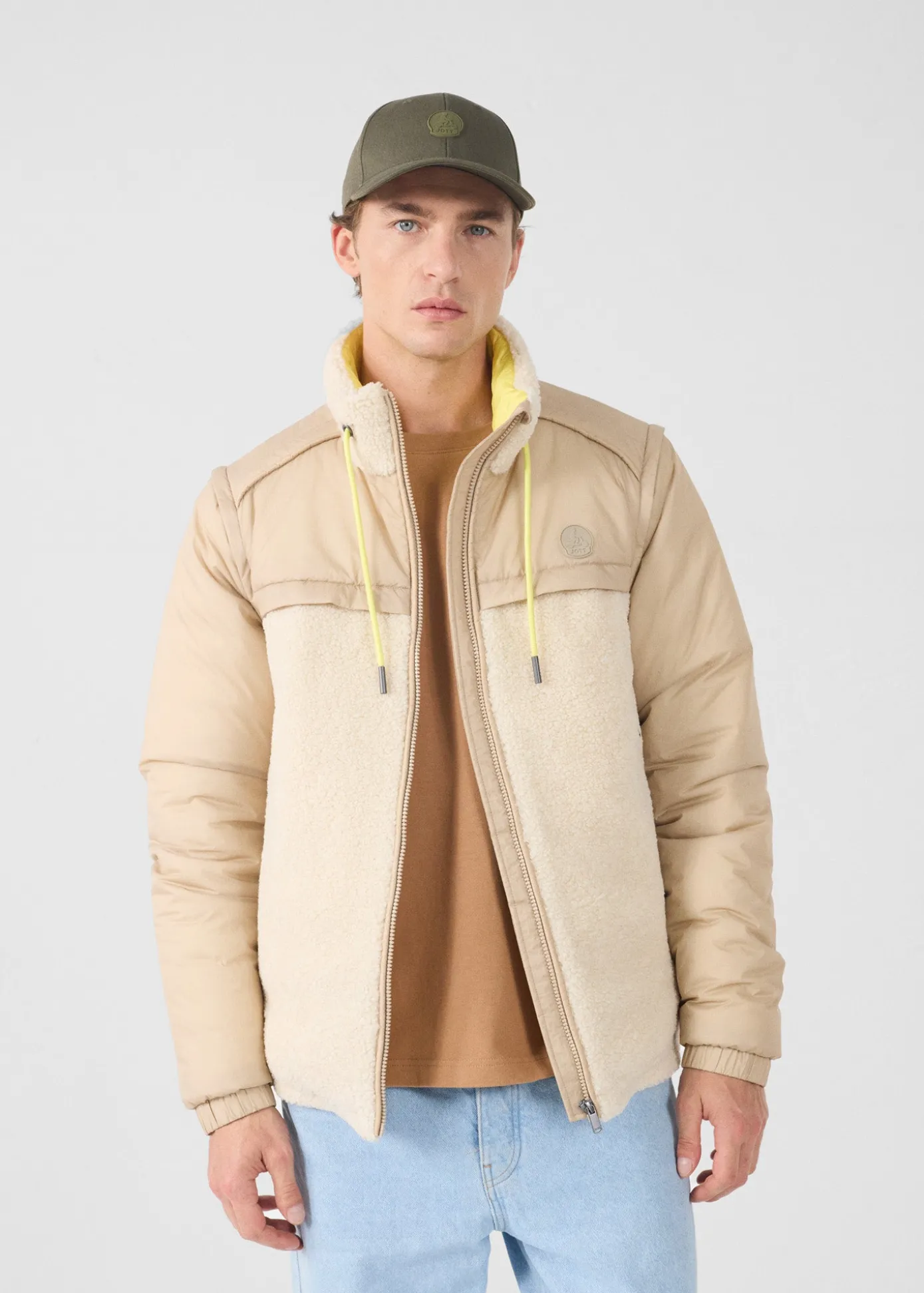 Doudoune sherpa Naturel Oleg