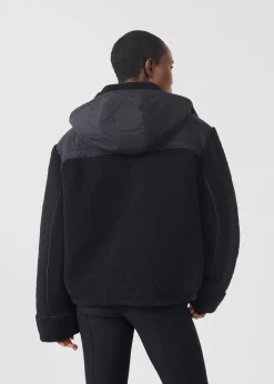 Doudoune sherpa Noir Ivana