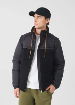 Doudoune sherpa Noir Oleg