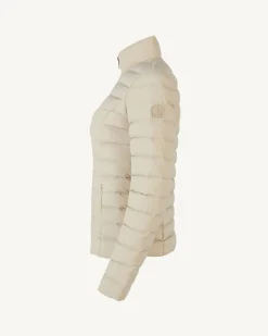 Doudoune stretch légère Beige Maia