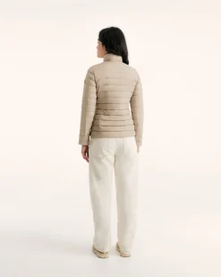 Doudoune stretch légère Beige Maia
