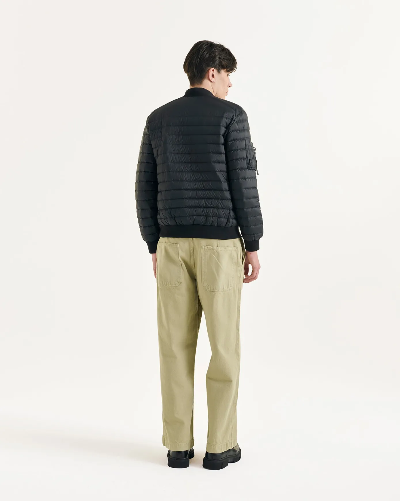 Doudoune style bomber Noir Brian