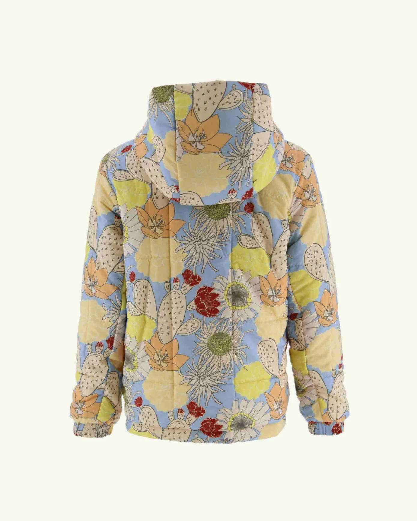 Doudoune Ultralight réversible à capuche Ecru/Bohemian bleu enfant Rosso