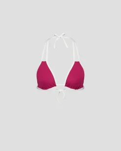 Haut de maillot de bain triangle Prune Maddie top