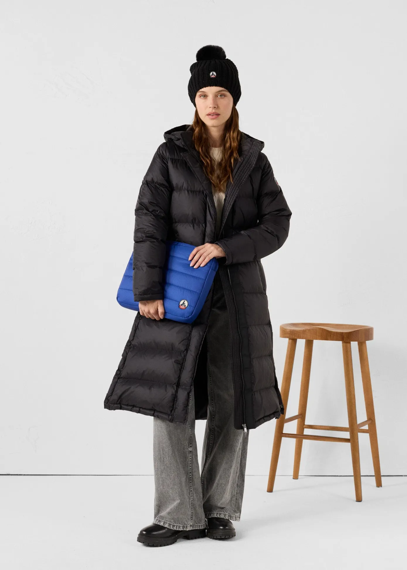 Housse d'ordinateur Bleu cobalt Hateya