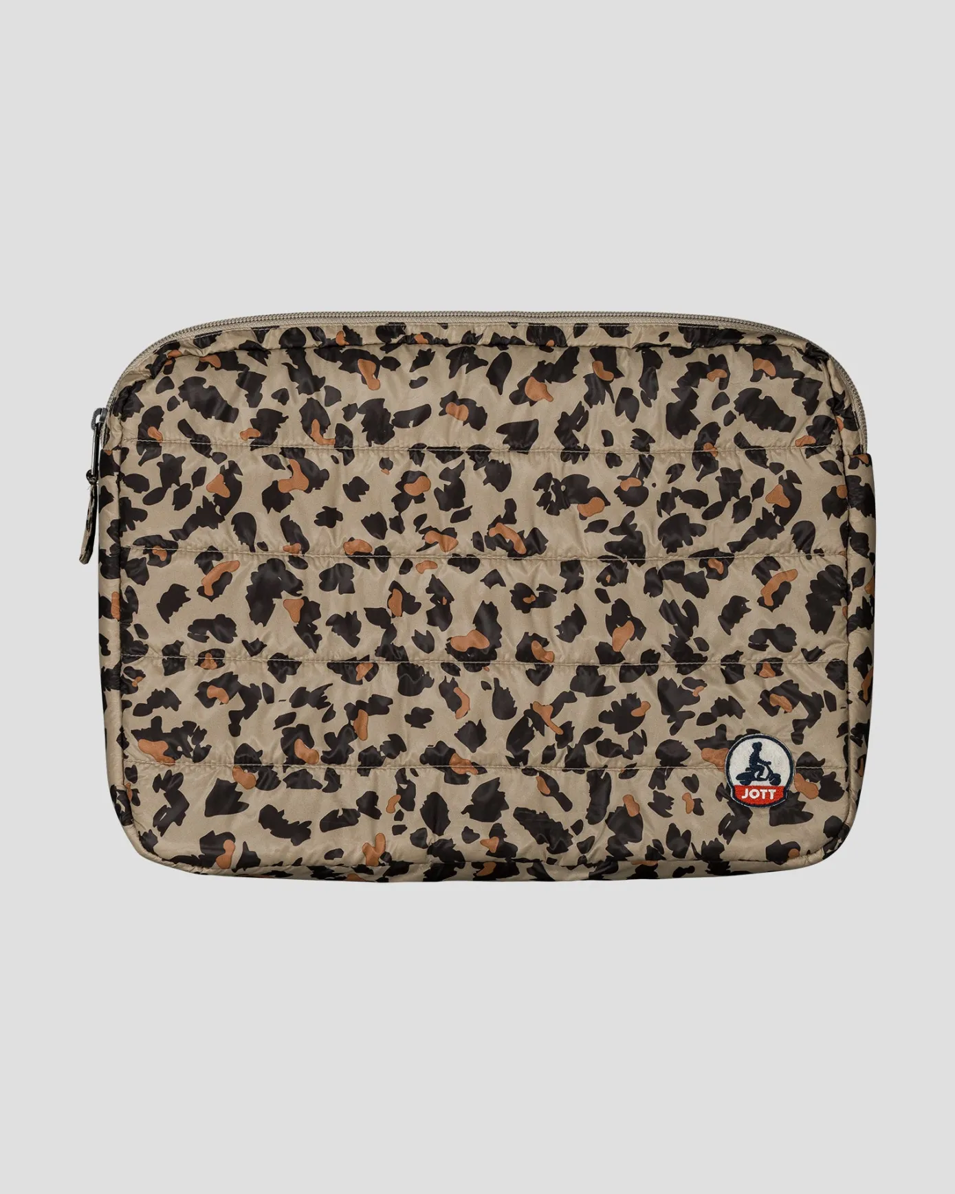 Housse d'ordinateur Leopard beige Hateya print
