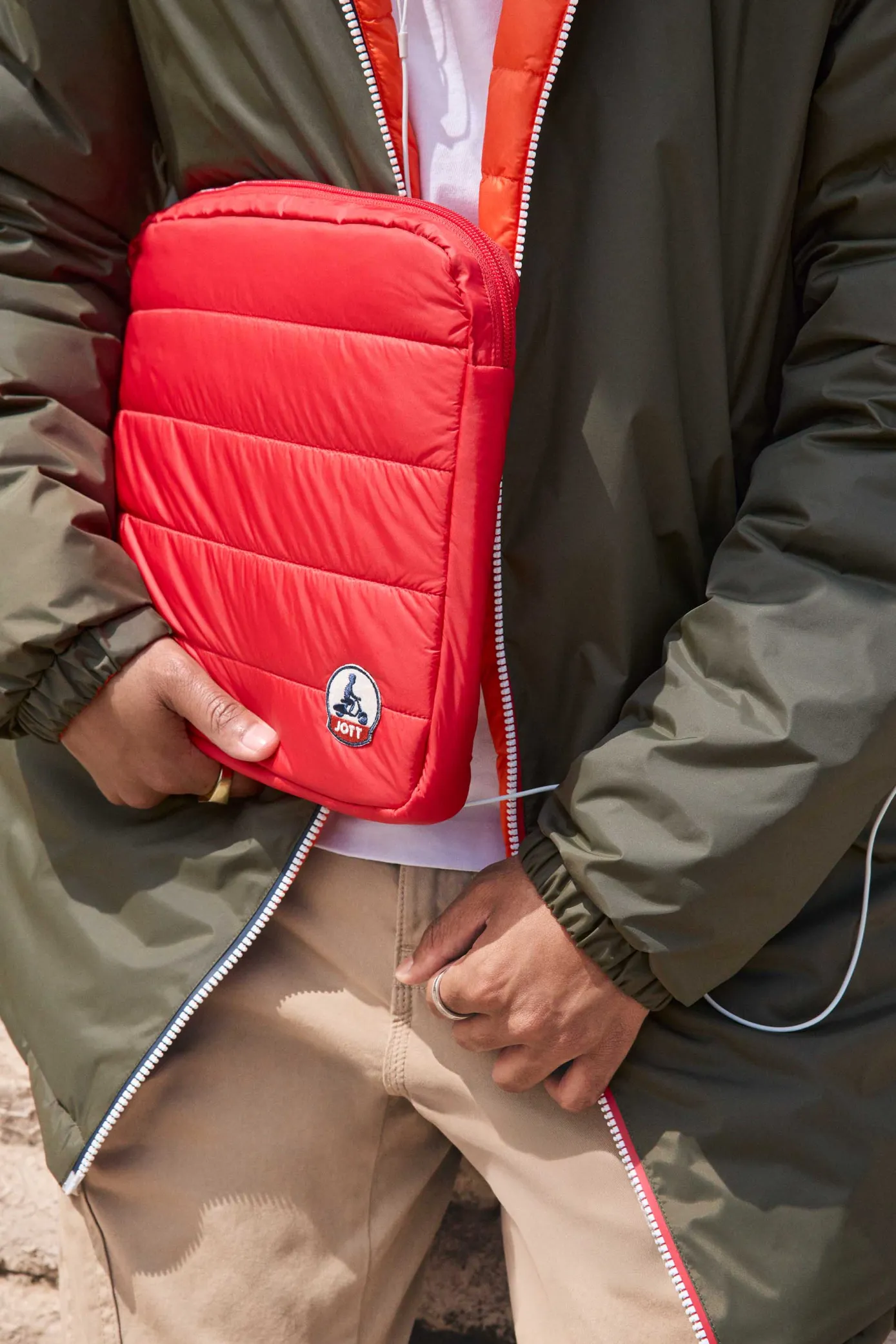 Housse d'ordinateur Rouge carmin Hateya