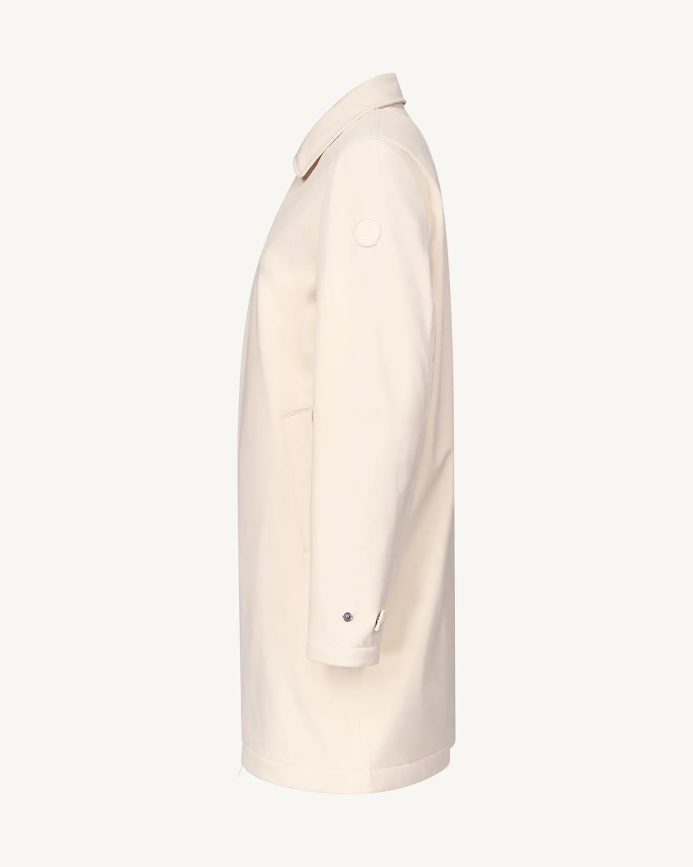 Imperméable à capuche amovible Ivoire Corinthe 2.0