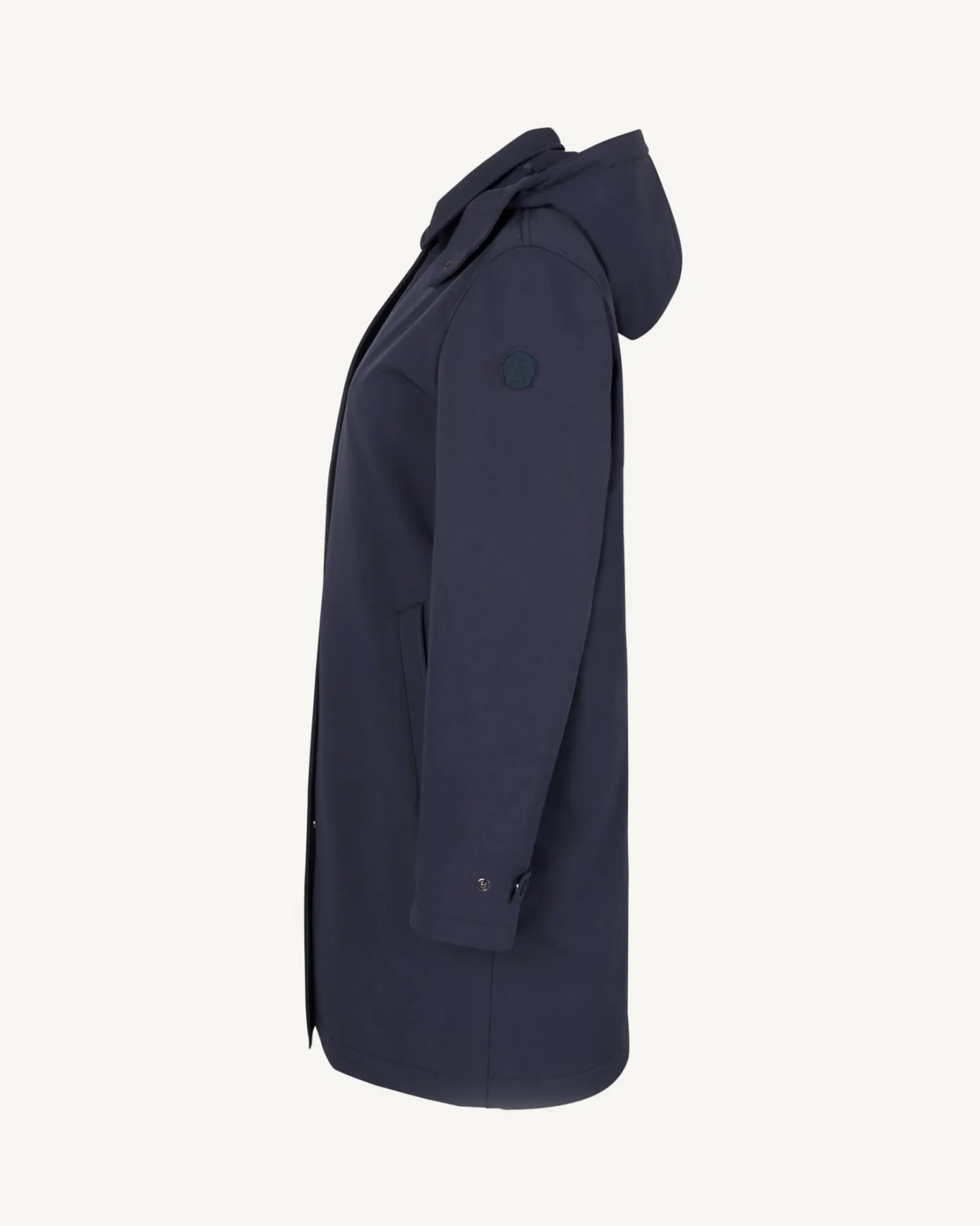 Imperméable à capuche amovible Marine Corinthe