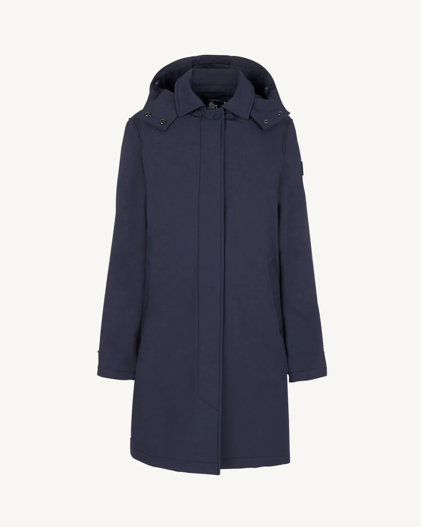 Imperméable à capuche amovible Marine Corinthe
