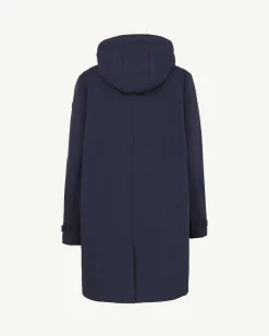 Imperméable à capuche amovible Marine Corinthe