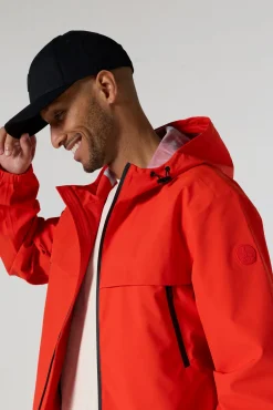 Imperméable à capuche Coquelicot Noste