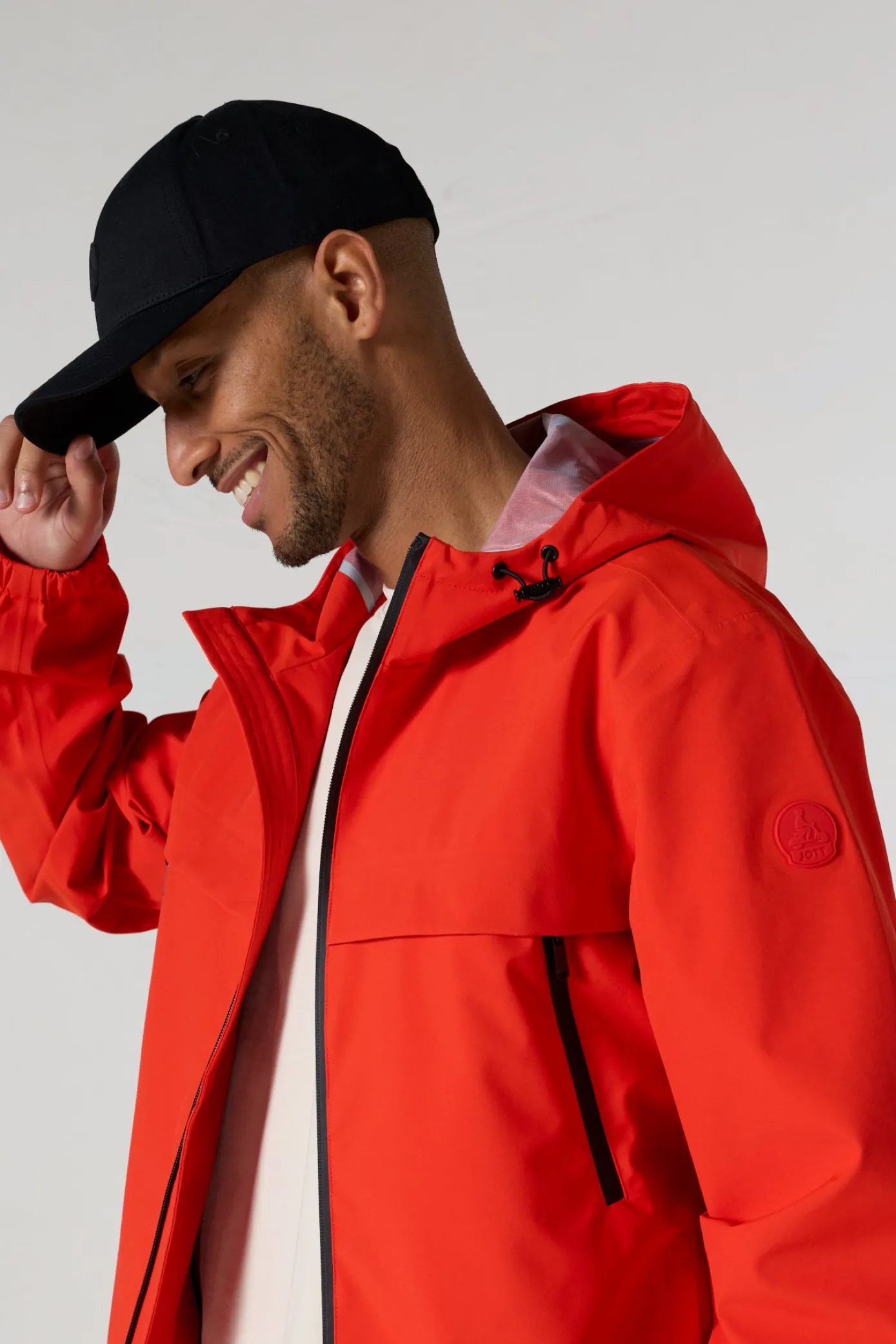 Imperméable à capuche Coquelicot Noste