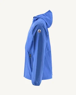 Imperméable à capuche paquetable Azur Manille