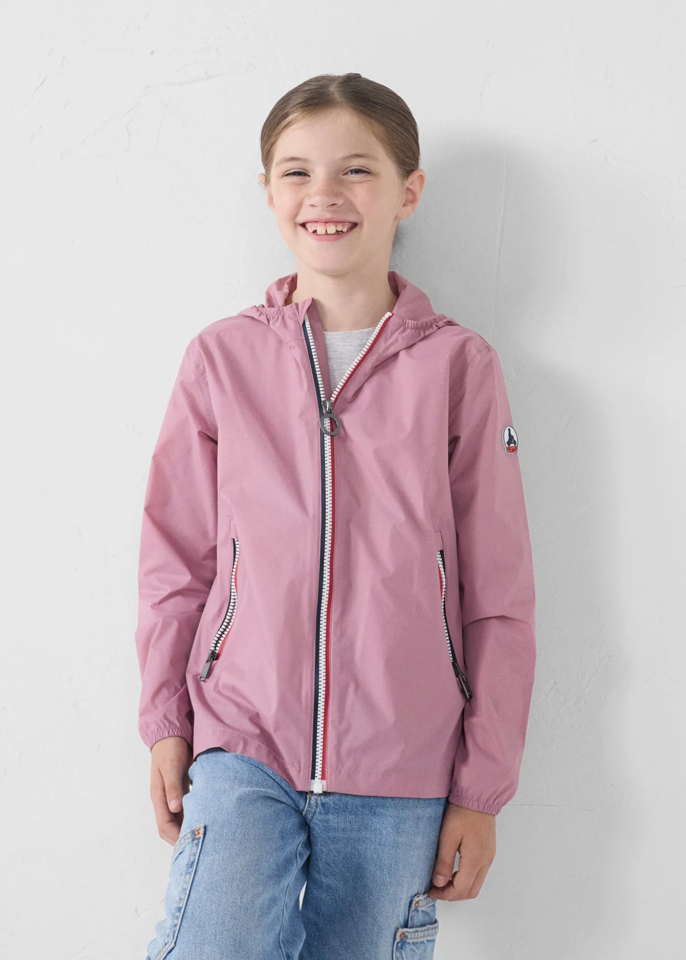 Imperméable enfant paquetable Rose antique Corrie