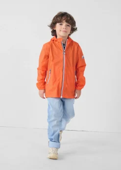 Imperméable enfant paquetable Rouge feu Corrie