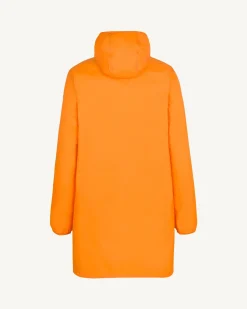 Imperméable long à capuche paquetable Tangerine Oban
