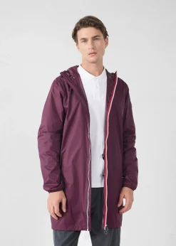Imperméable long Cerise noire Skye