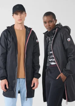 Imperméable long Noir Skye