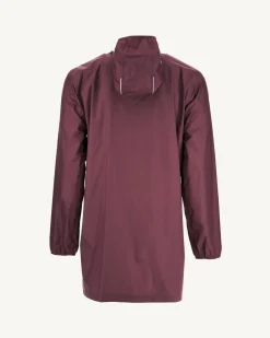 Imperméable long paquetable Aubergine Stockholm
