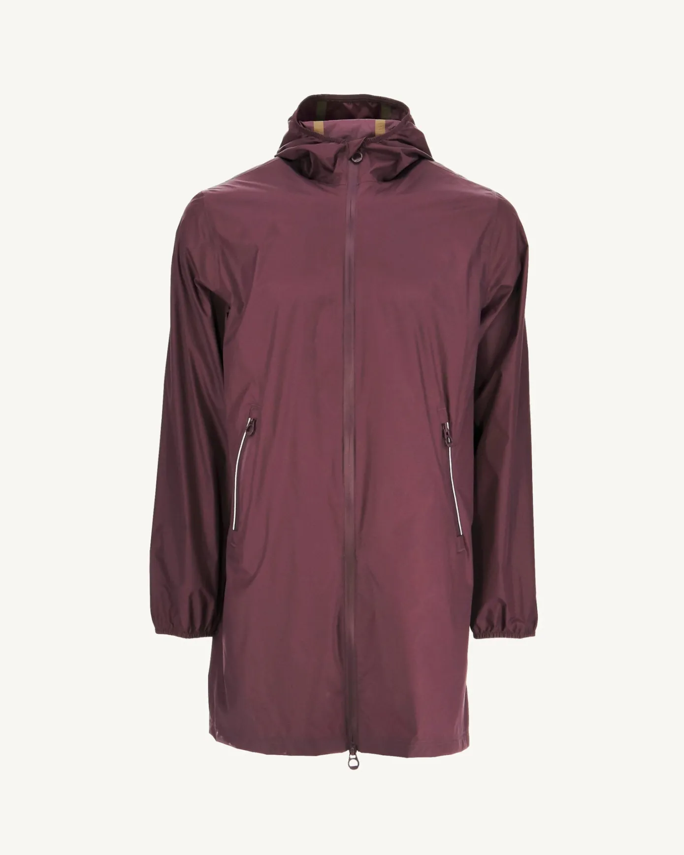 Imperméable long paquetable Aubergine Stockholm