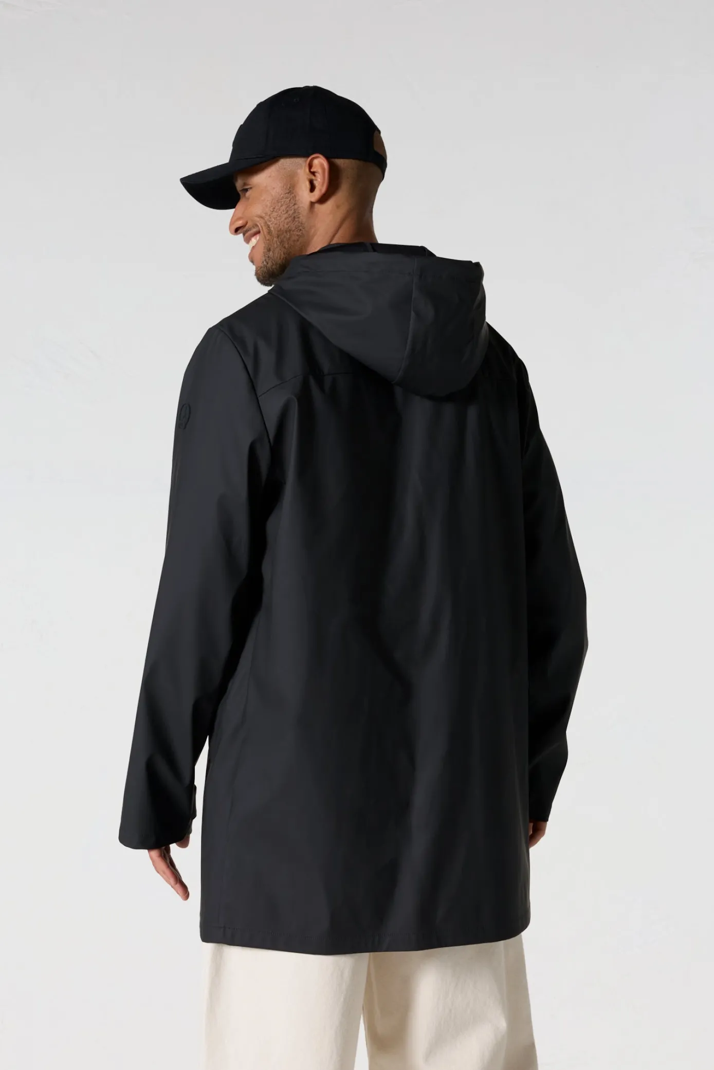 Imperméable mi-long Noir Denis