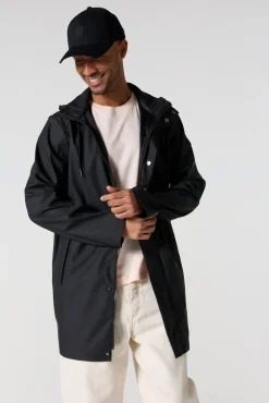 Imperméable mi-long Noir Denis