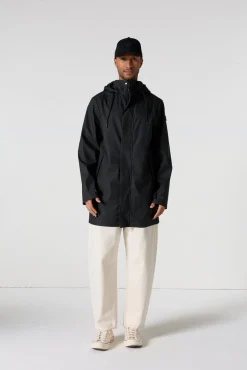 Imperméable mi-long Noir Denis