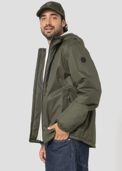 Imperméable Mixte doublé Army foncé Glaic sherpa