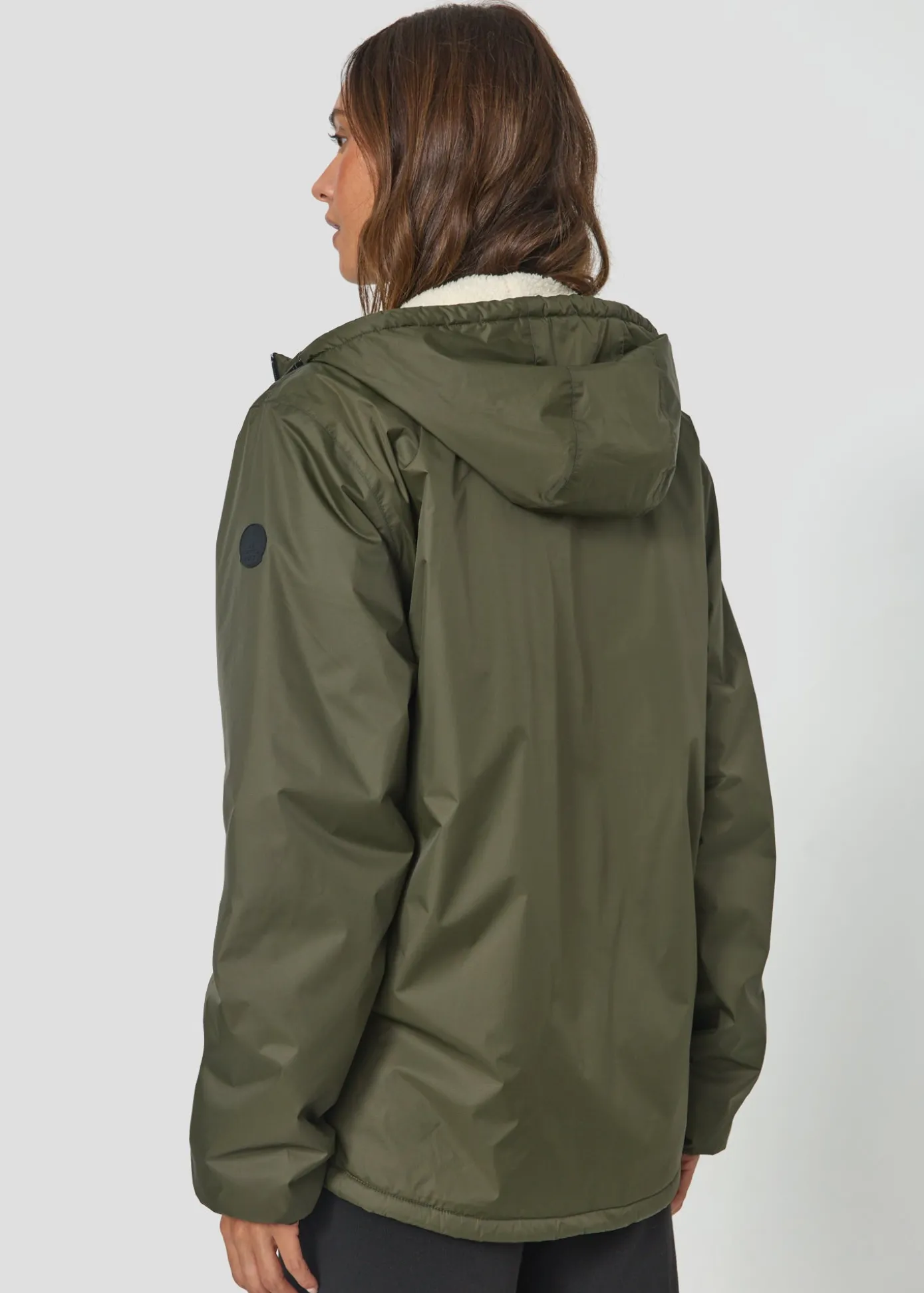 Imperméable Mixte doublé Army foncé Glaic sherpa