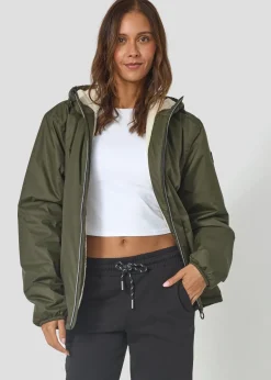 Imperméable Mixte doublé Army foncé Glaic sherpa