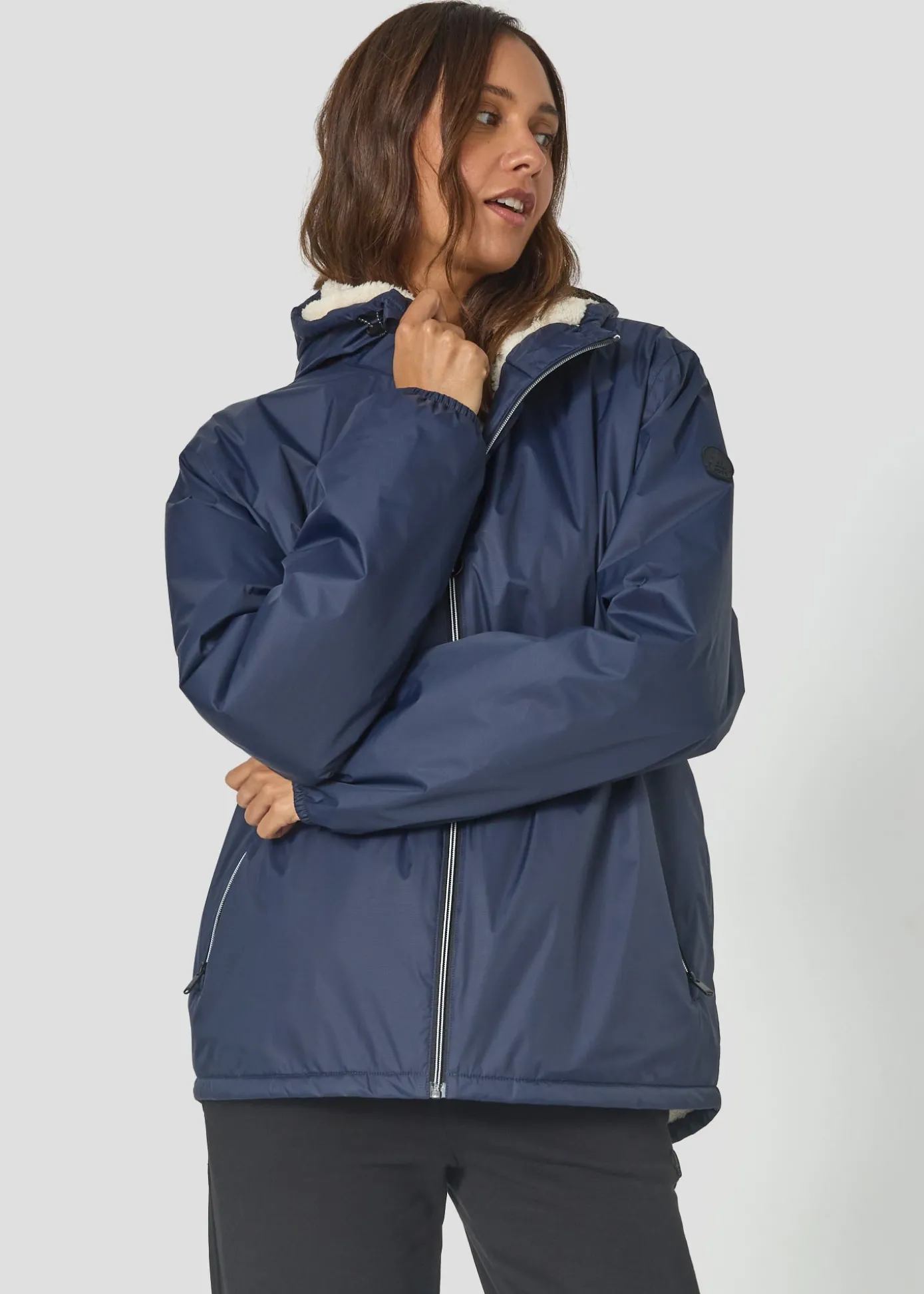 Imperméable Mixte doublé Bleu nuit Glaic sherpa