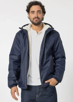 Imperméable Mixte doublé Bleu nuit Glaic sherpa