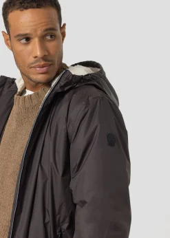 Imperméable Mixte doublé Café noir Glen sherpa