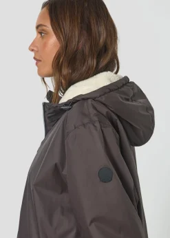 Imperméable Mixte doublé Café noir Glaic sherpa