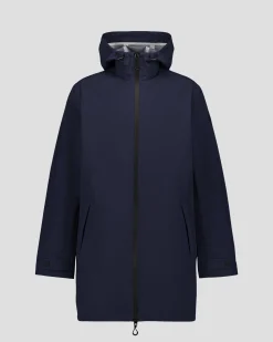 Imperméable mixte mi-long Marine Zerti