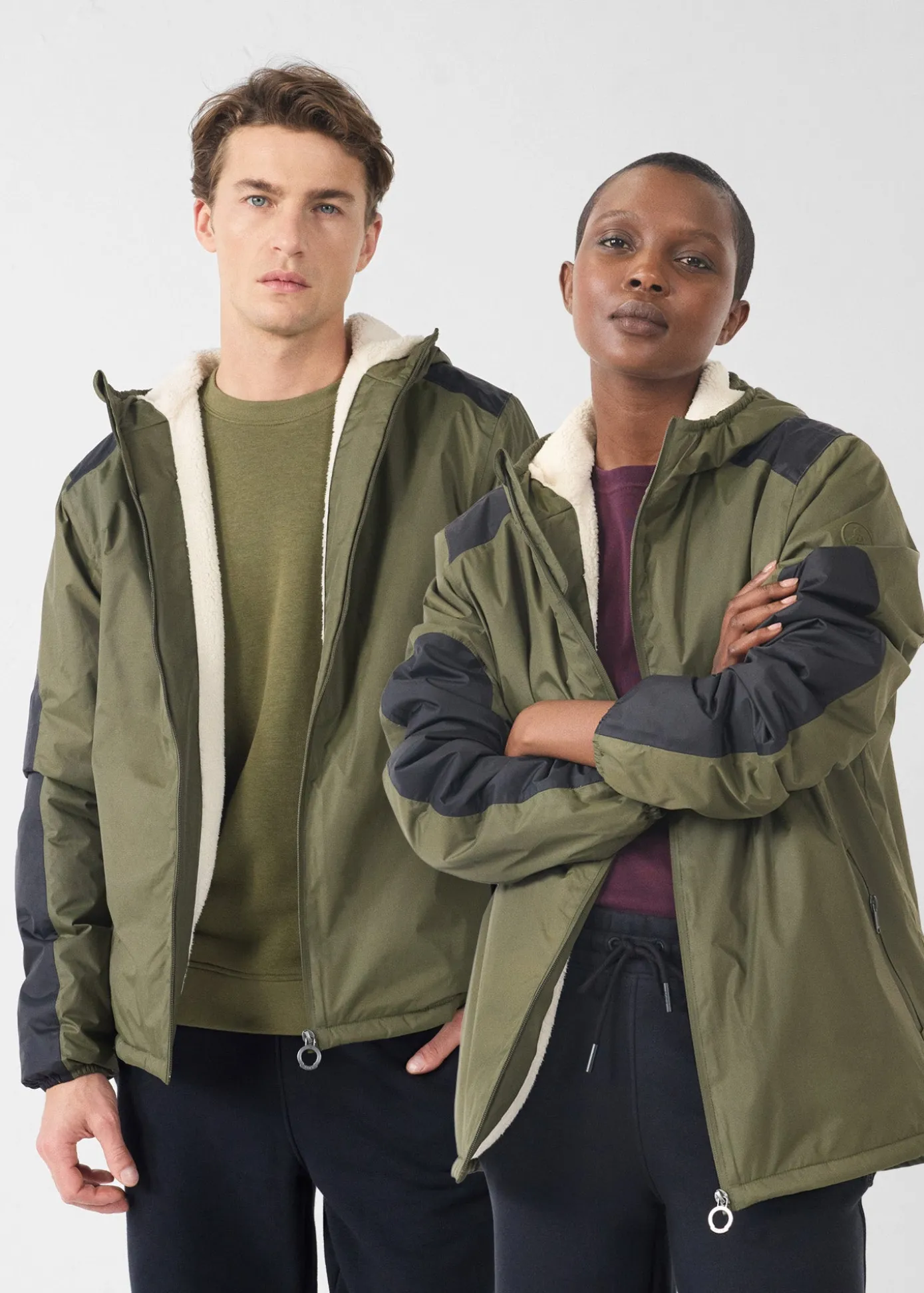 Imperméable sherpa Army Dippen sherpa