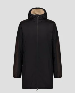 Imperméable sherpa long Noir Hallin sherpa