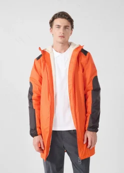 Imperméable sherpa long Rouge feu Hallin sherpa